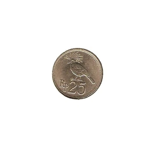 1971 INDONESIA COIN 25 RUPIAH - BIRD $6.09 - PicClick AU