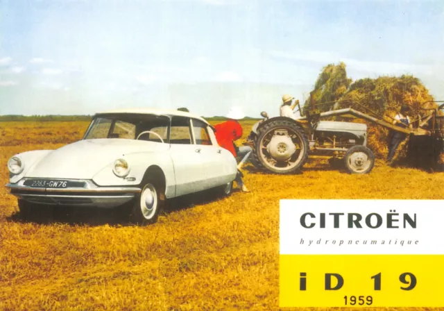 Modern Vintage Ad Gallery Citroen Postcard Large Size Very Gd Mint