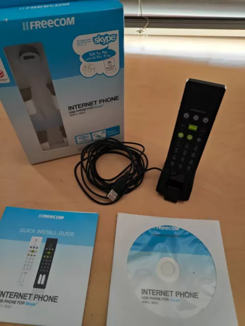 Freecom USB Internet Phone - for Skype, Teams, Zoom, etc.