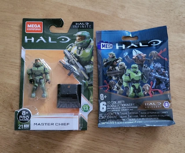 HALO MEGA CONSTRUX Infinite MASTER CHIEF series 13 figure & blind bag £