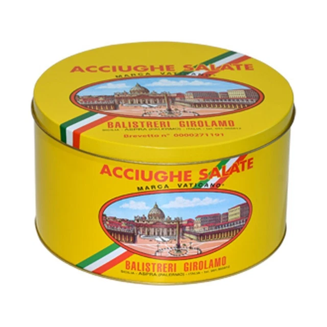Acciughe Salate Marca Vaticano Mar Mediterraneo - Conf da 5 Kg