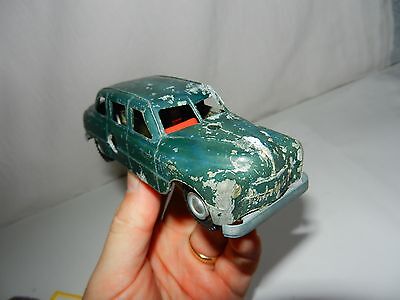 VERY RARE CAR 1950s VTG Russian Soviet USSR toy "ZIM" Tin Wind-Up old СССР metal