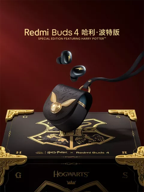 Hot!Harry Potter Hogwarts Redmi Buds 4 Wireless Bluetooth Earphones Denoise Gift