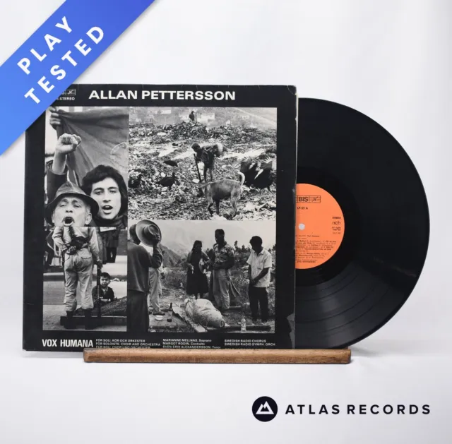 Allan Pettersson - Vox Humana - Insert Gatefold LP Vinyl Record - VG+/EX