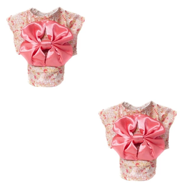 1 pezzo kimono giapponese con piccoli fiori stampa outfit costumi per animali domestici