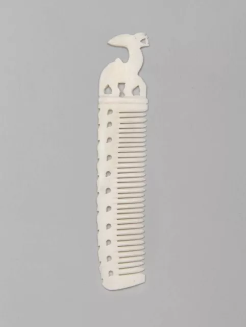 HandCarved Comb Buffalo Bone Inlay Handcrafted Count 1 pc Hair jewellery Gift 2