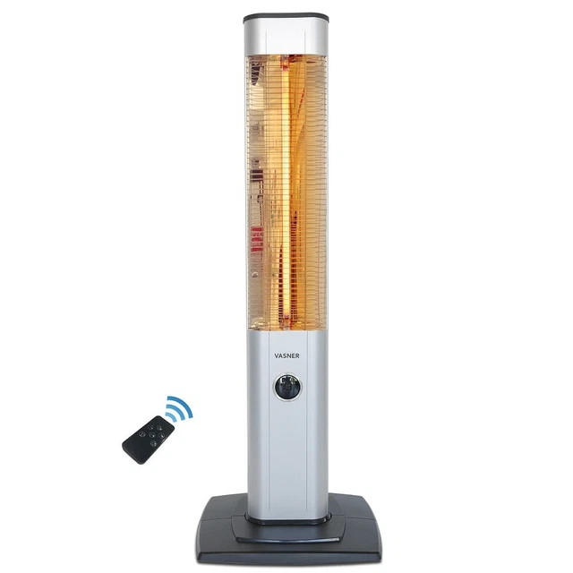B-Ware VASNER StandLine 25R Infrarot Standheizstrahler Heizstrahler Silber 2500W