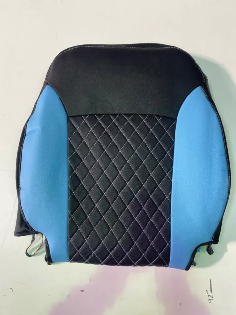 To fit RENAULT TRAFIC VAN LEATHERETTE CUSTOM MADE SEAT COVERS (2014 - 2024)