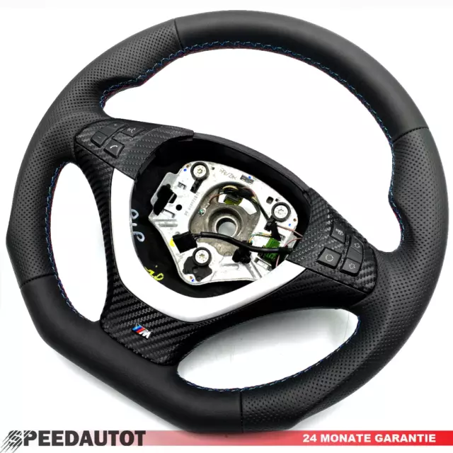 Tausch Abgeflacht Lenkrad Lederlenkrad für BMW X5 E70 Steering Wheel BLENDE MFU