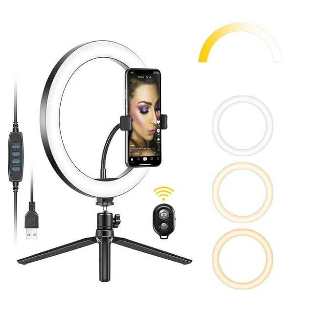Fotografía Iluminación Teléfono Selfie Con Trípode Soporte For Tik Tok Youtube