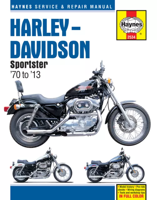 Harley-Davidson Sportster XL/XLH/XLCH/XLS/XLX 1970-2013 Workshop Repair Manual