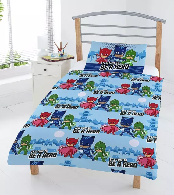 Toddler Bedding Set 4 in1 Junior Duvet & Cover Pillow & Case Girls Boys Nursery 3