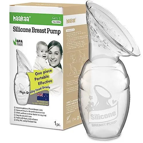 Manual Breast Pump for Breastfeeding 4oz/100ml 1 Count (Pack of 1)