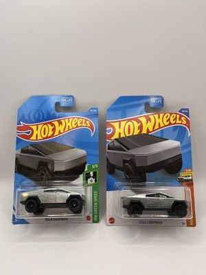 hot wheels tesla cybertruck green speed