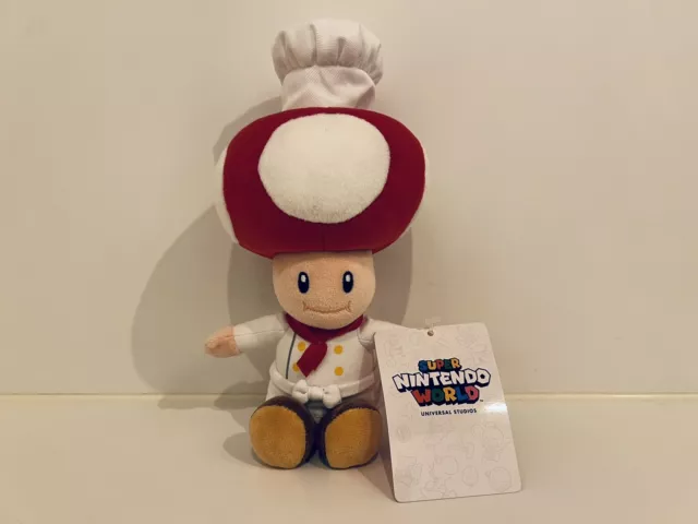 US Super Nintendo World: Chef Toad Plush Toy - NEW - TAG - 🔥RARE🔥