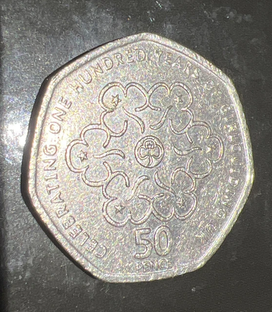 RARE 50P COIN Celebrating 100 years of Girl Guiding 2010 Fifty Pence 2.51 PicClick RARE 50P COIN Celebrating 100 years of Girl Guiding 2010 Fifty Pence 2.51 PicClick