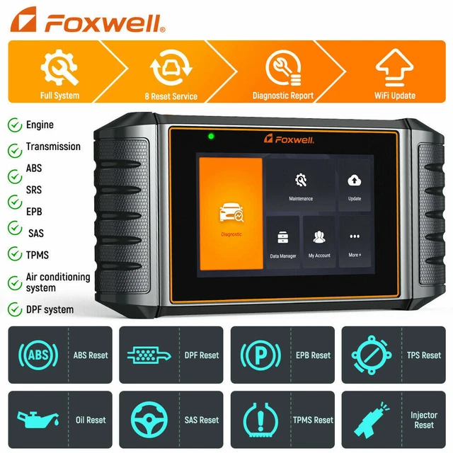 FORD TRANSIT DIAGNOSTIC Tool ABS Bleed SRS DPF OIL EPB SAS Injector ...