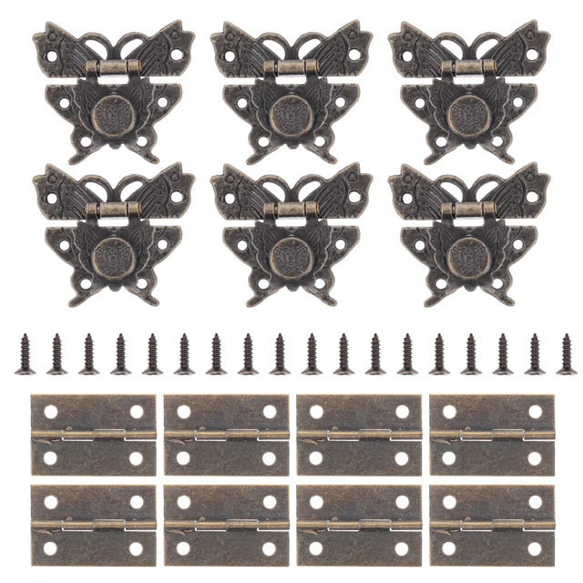 Jewlery Case Hardware Buckle Hinges for Cabinet Doors Cupboard