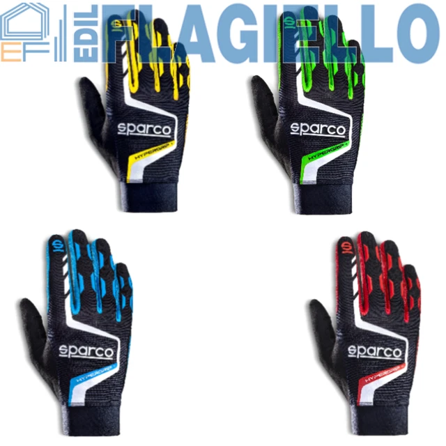 Guanti Da Gaming SPARCO HYPERGRIP+ In Microfibra e Gomma