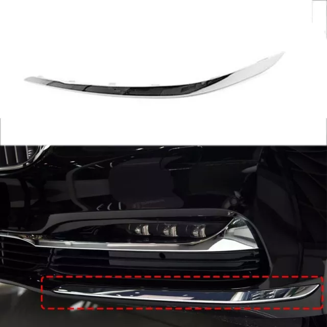 Left Front Bumper Lower Chrome Molding Trim For BMW G12 7-Series Base 2016-2019