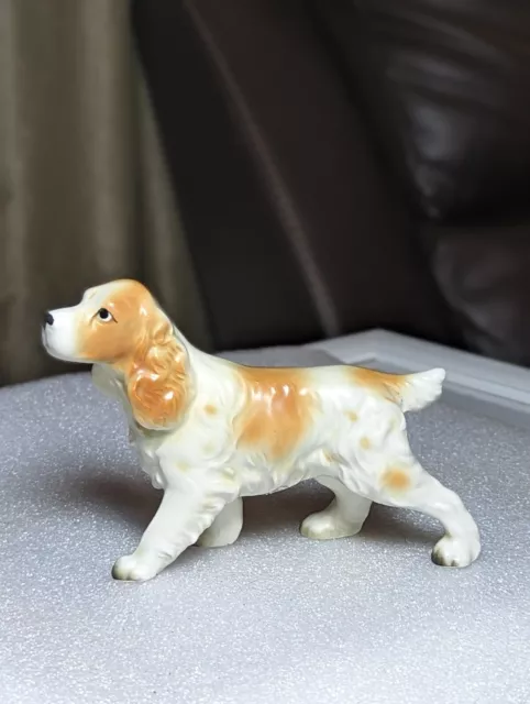 Vintage Porcelain Golden Setter Enesco E-4238 Dog Figurine Made Japan