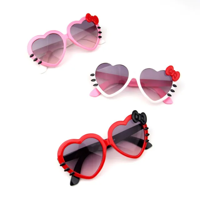 Baby Boys Girls Kids Sunglasses Glass Child Goggles Eyeglasses UV400 Heart Shape