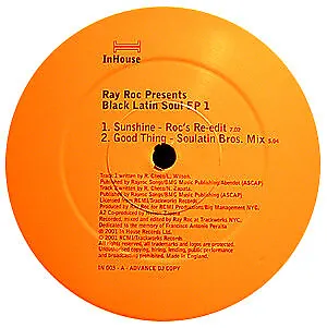 Ray Roc Presents - Black Latin Soul EP 1 - UK Promo 12" Vinyl - 2001 - In Hou...