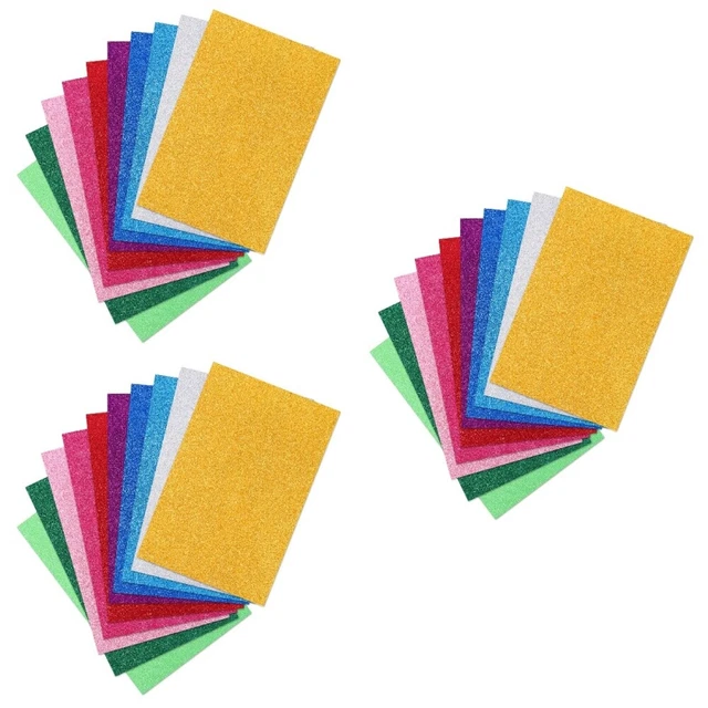 3 Count EVA-Schaum Verschiedene Farben Schaumpapier Klebstoff Kind