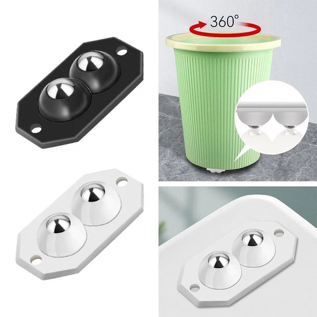 Rollers 360º Rotating Furniture Pulley Storage Box Casters Trash Can Wheels