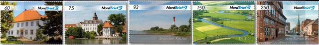 Deutsche Privatpost- Nordbrief Rendsburg- Kreis Steinburg 2019, postfrisch