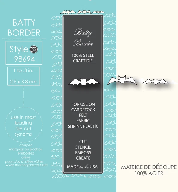 Memory Box Die 98694 Batty Border