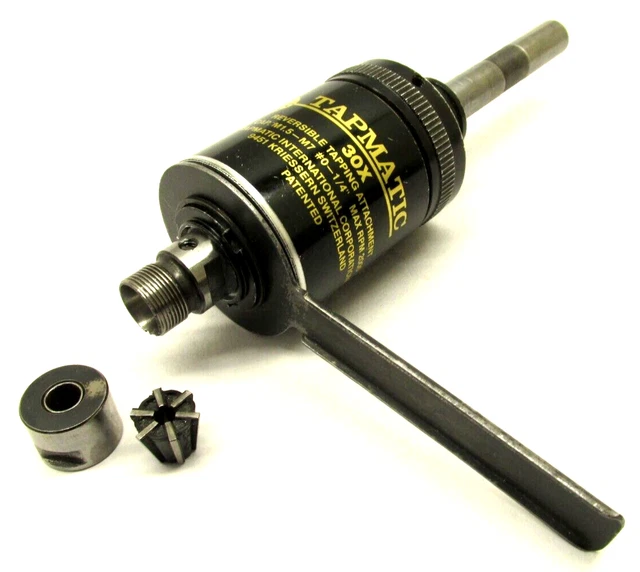 TAPMATIC #0-1/4" REVERSIBLE TAPPING HEAD ATTACHMENT w/ 1/2" SHANK - #30X