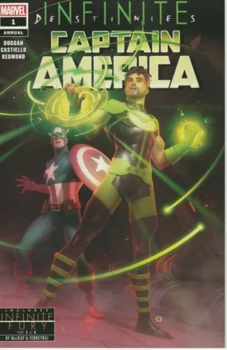 Marvel Comics CAPTAIN AMERICA ANNUAL #1 first print cover A Infinite Destinies