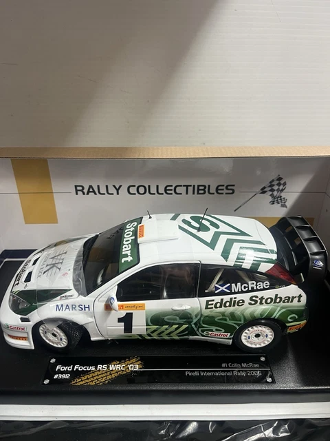 Sunstar Scala 1:18 Ford Focus RS WRC Del 2003, Modellino Di Colin McRae – Pirelli Int Rally 2005 - Foto 2