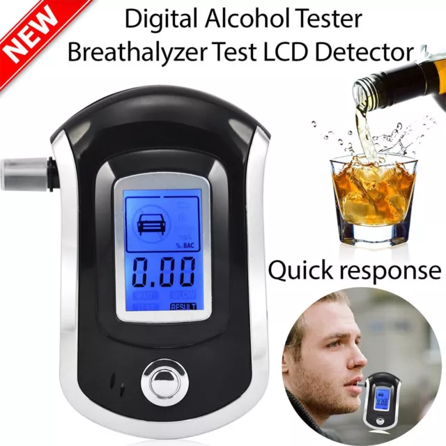 Digital LCD Alcohol Breath Analyzer Detector Tester-Breathalyzer