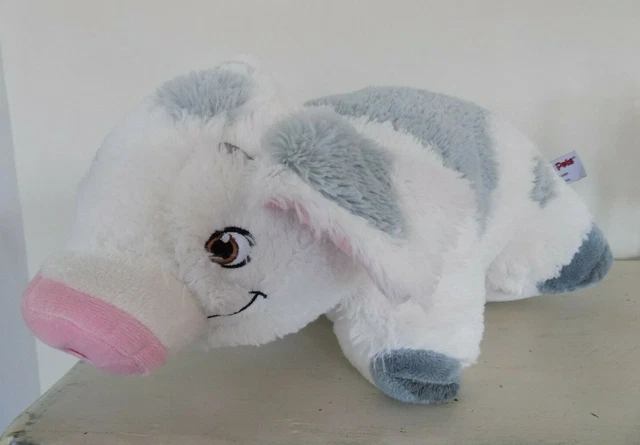 Pua the Pig Disney Moana Gray and White Plush Pillow Pet 16" Pua the Pig Disney Moana Gray and White Plush Pillow Pet 16"