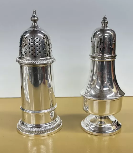 Barker Ellis And Other Silver Platted Sugar Shakers