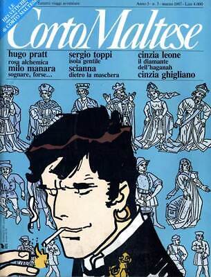 Rivista a fumetti CORTO MALTESE anno 1987 numero 3