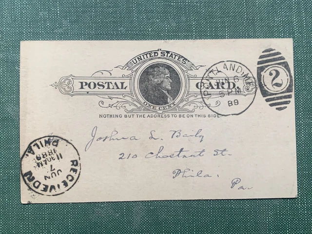 1889 Maine Letter Signed Neal Dow Liquor Prohibition Quaker Politician Autograph