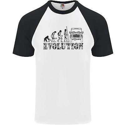 4x4 Evolution Off Roading Road Driving Mens S/S Baseball T-Shirt