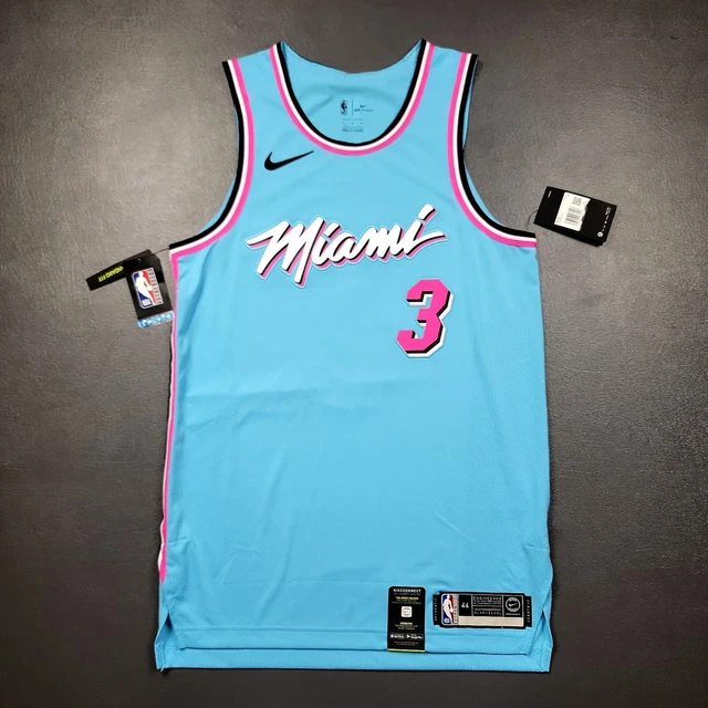 Dwyane Wade Miami Heat Vice Nights City Swingman Nike Jersey Size 52