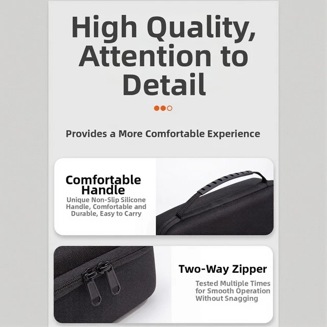 PROTECTIVE HARD SHELL Nylon Bag for DJI AVATA 360 26x21x7.5CM Travel ...