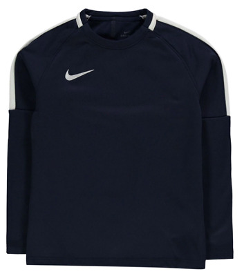 Nike Academy Crew Sweater Junior Boys color navy taglia UK 5-6 anni XS * REF133