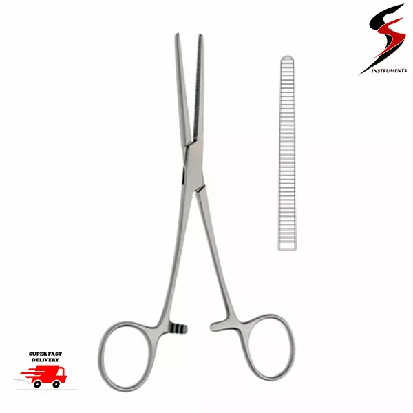5.5" Straight Pean forceps, self locking, Fishing, Craft, Surgical, Clamp SS