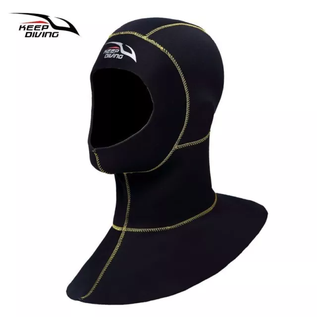 3mm Neoprene Scuba Diving Hood With Shoulder Snorkeling Equipment Hat Cap