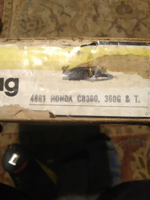 HONDA CB360 CL360 CB350  BATES NOS  VINTAGE SADDLE BAGS LUGGAGE MOUNTS Vintage