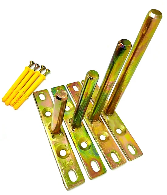 FLOATING SHELF BRACKETS Heavy Duty Long Concealed Hidden Oak Wooden