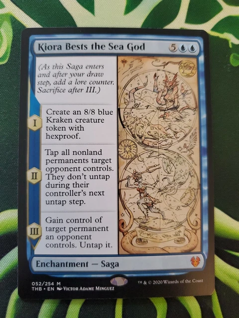 Kiora Bests the Sea God 1x FOIL THB MTG Theros Beyond Death Mythic MINT blue Kiora Bests the Sea God 1x FOIL THB MTG Theros Beyond Death Mythic MINT blue