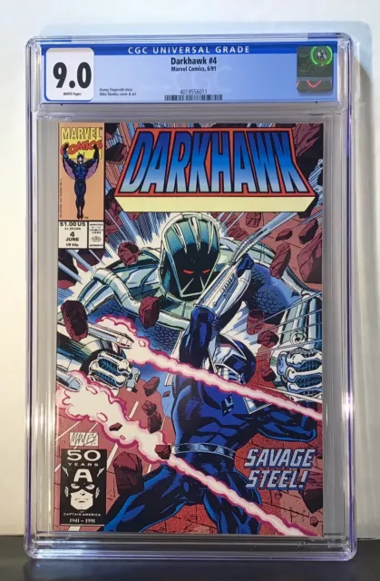 Darkhawk #4 cgc 9.0  ( 1991 ) Marvel comic