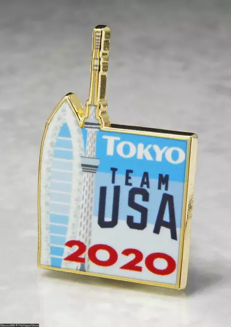 Olympic Spille Distintivo 2020 Tokyo Giappone Team USA Noc Iceberg Building &